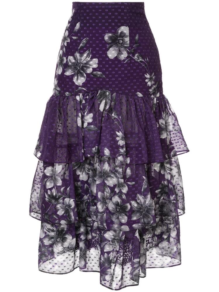 Bambah Bridget ruffle skirt - Purple Cover