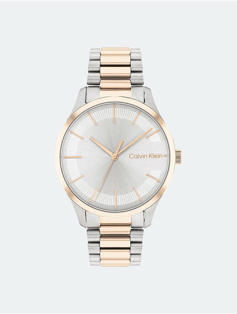 Calvin Klein Women's Two-Tone Link Bracelet Watch - Metallic Cover