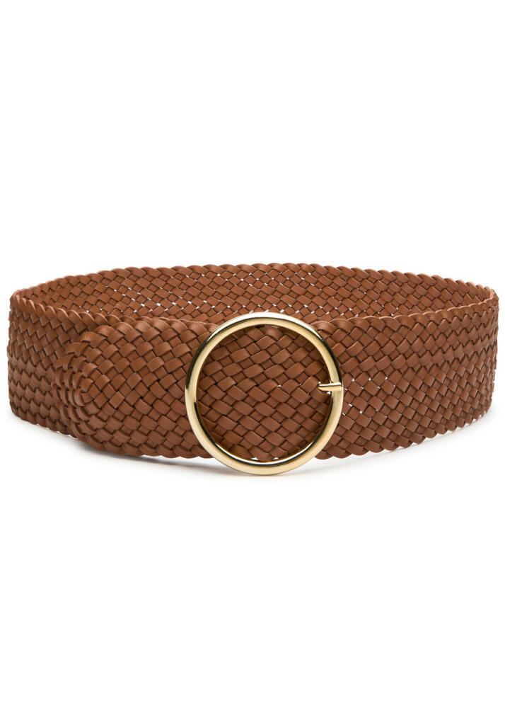 Andersons Belts Woven Wide Leather Belt - Tan Cover