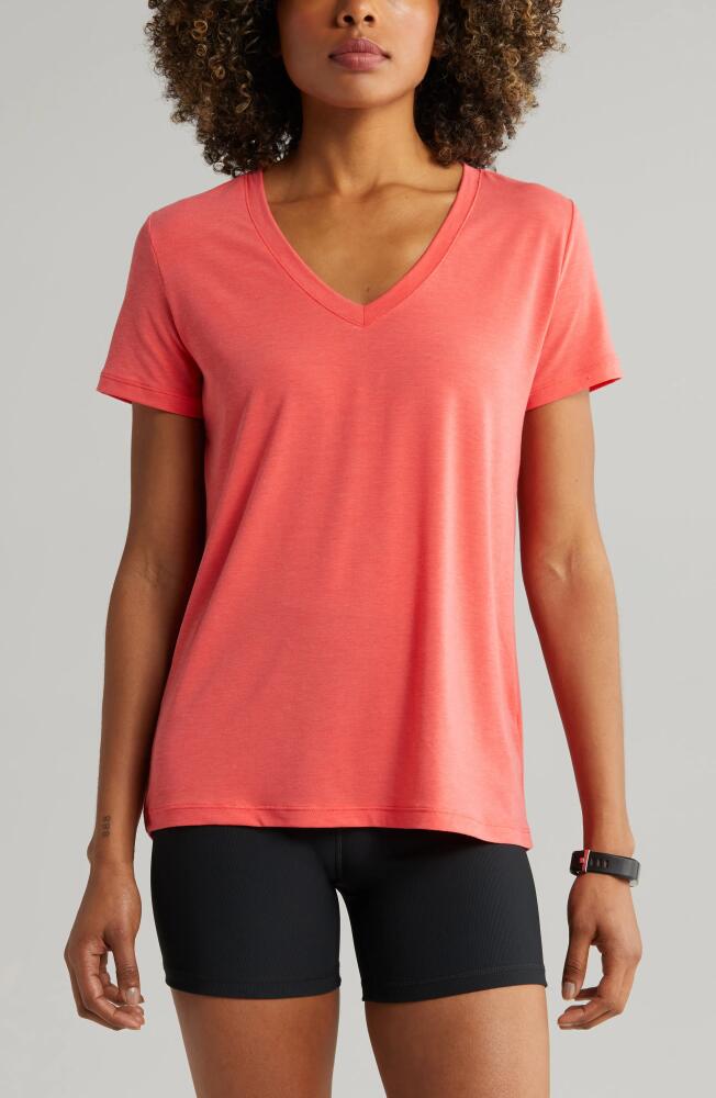 zella Breathe Active Tee in Red Cayenne Cover