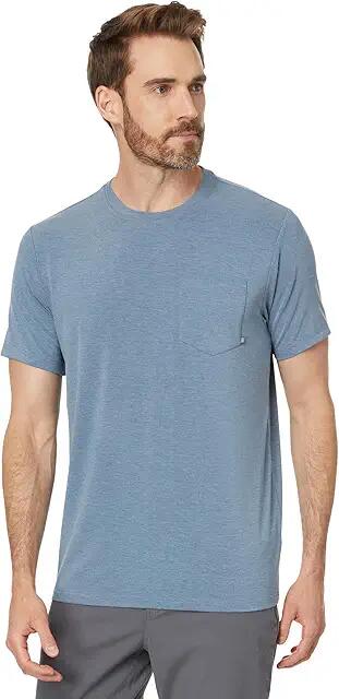 Free Fly Bamboo Flex Pocket Tee (Heather Deepwater) Men's T Shirt Cover