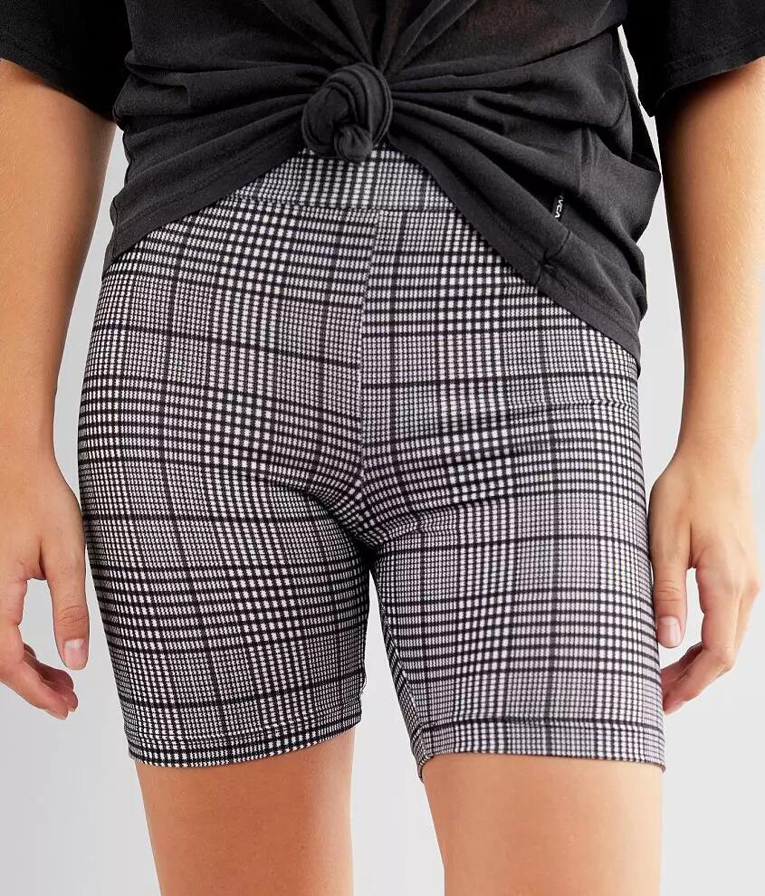 FITZ + EDDI Plaid Knit Biker Short Cover