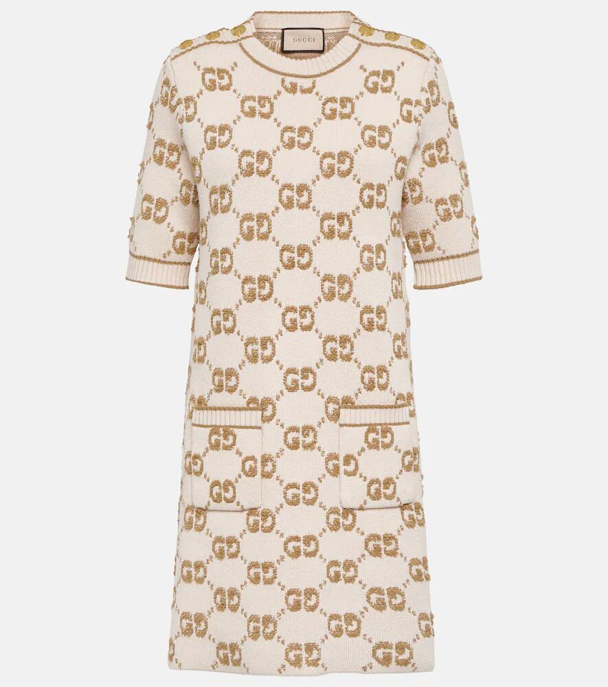 Gucci GG jacquard wool bouclé minidress Cover