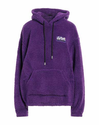 Gcds Woman Sweatshirt Purple Acrylic, Polyester Cover