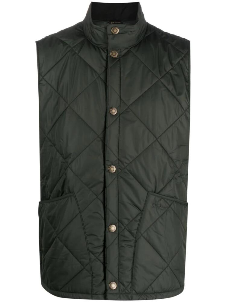 Barbour Liddesdale quilted cotton vest - Green Cover