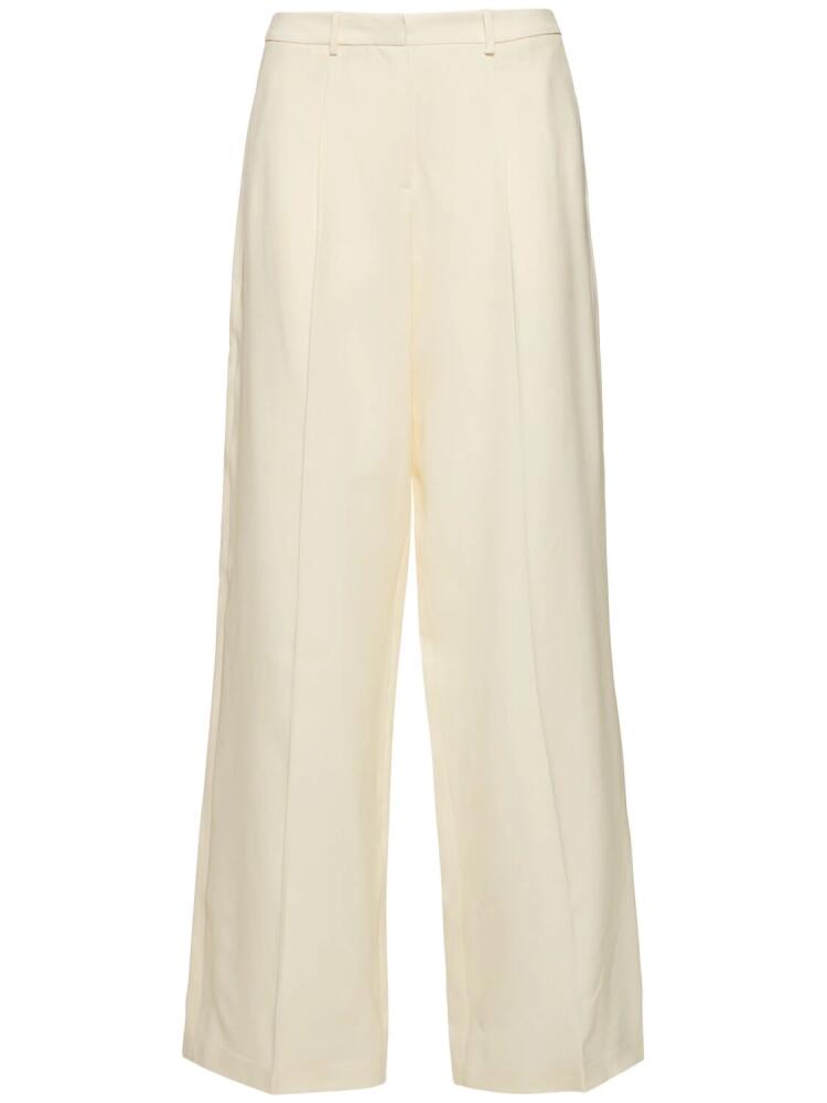 MAGDA BUTRYM Wool & Silk Straight Pants Cover