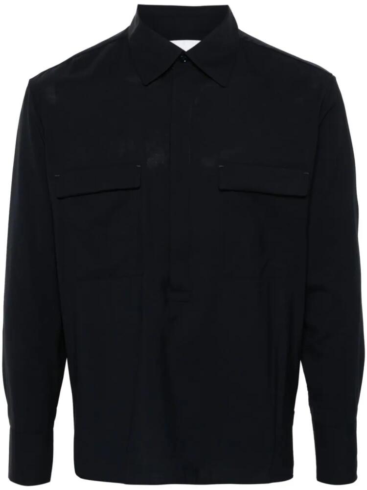 PT Torino long-sleeve wool shirt - Blue Cover