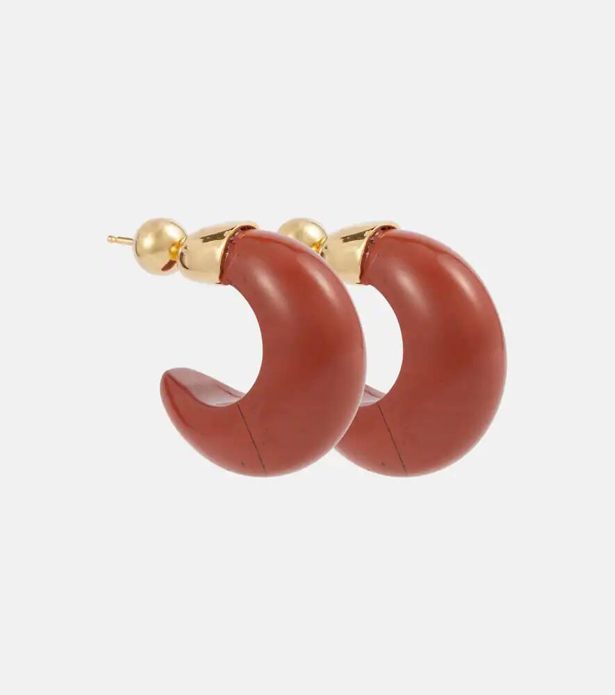 Sophie Buhai Donut 18kt gold vermeil and jasper hoop earrings Cover