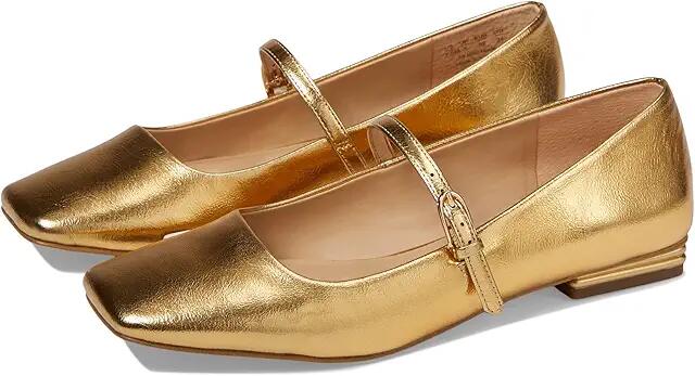 Franco Sarto Tinsley Mary Jane Flats (Gold Metallic) Women's Flat Shoes Cover