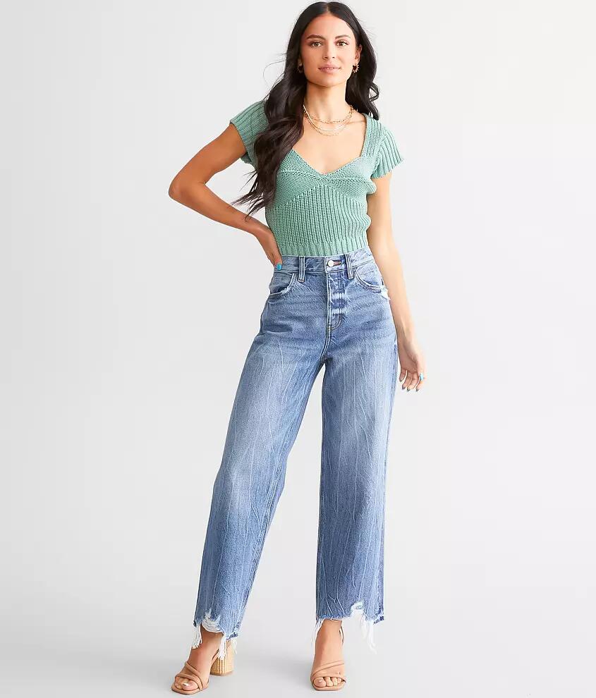 Kan Can Signature 90's Cropped Wide Leg Jean Cover