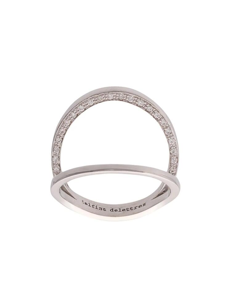 Delfina Delettrez double band ring - White Cover