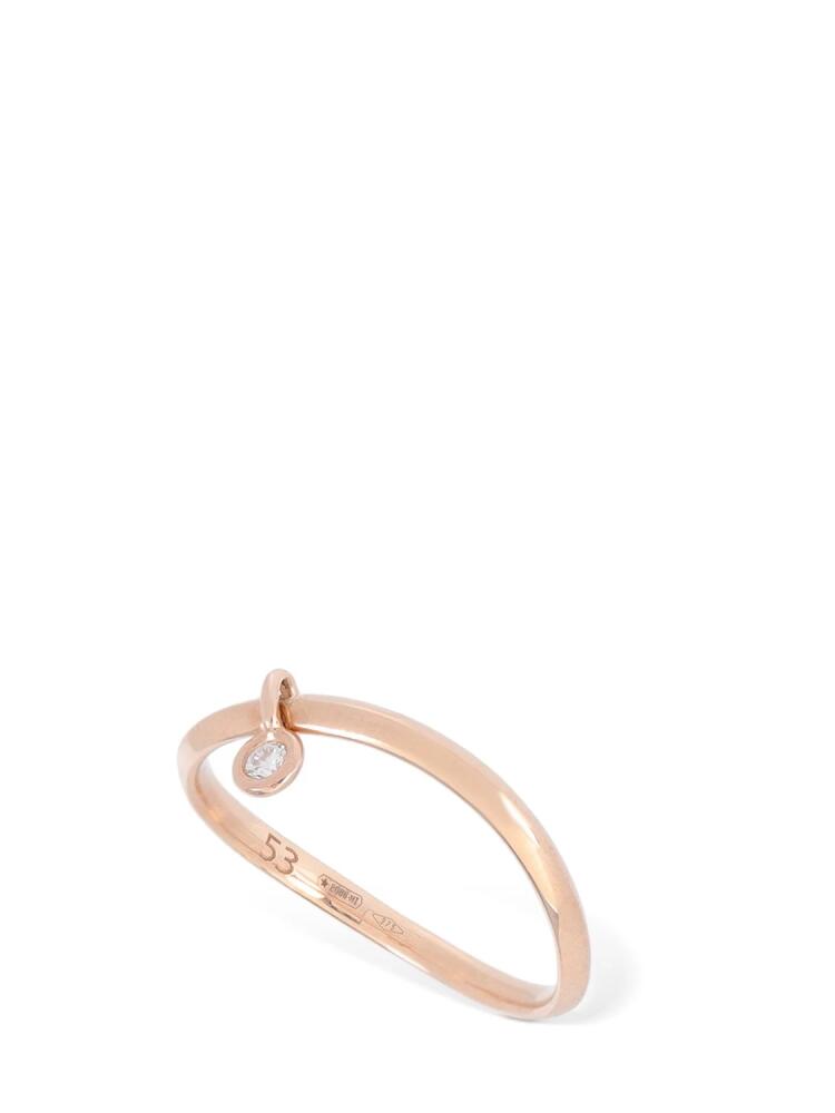 DODO 9kt Rose Gold & Diamond Essential Ring Cover