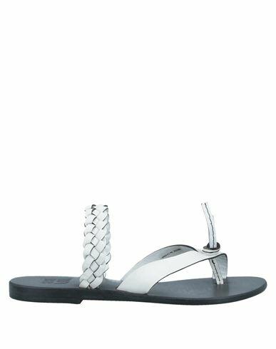 Bibi Lou Woman Thong sandal White Soft Leather Cover