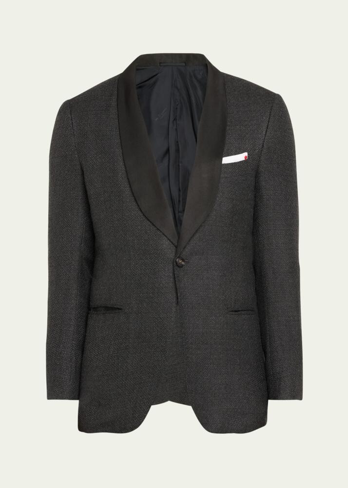 Kiton Men's Textured Cashmere Dinner Jacket Cover