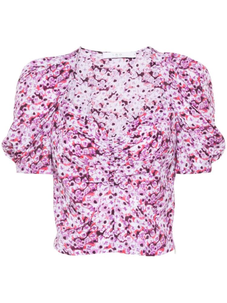 IRO Nunila floral-print blouse - Pink Cover