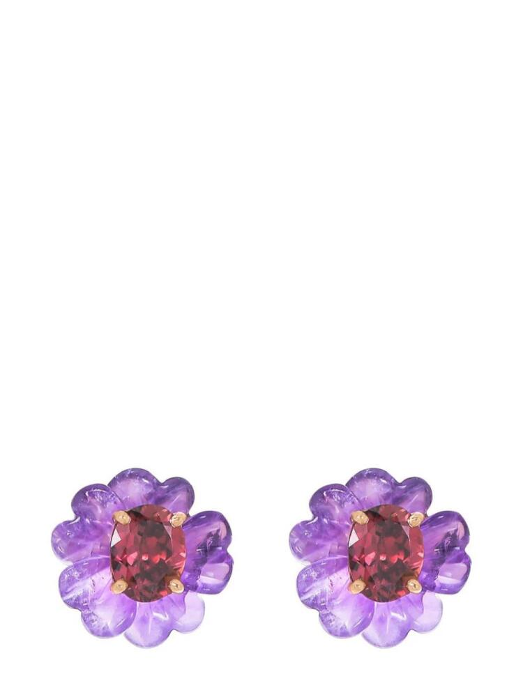 Irene Neuwirth 18kt rose gold Tropical Flower earrings - Pink Cover