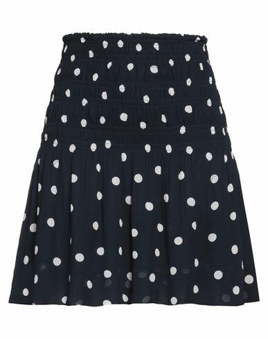 Ganni Woman Mini skirt Midnight blue Viscose Cover