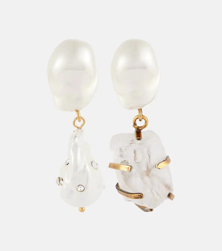 Erdem Faux pearl drop earrings Cover