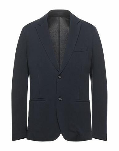 Paolo Pecora Man Blazer Midnight blue Viscose, Polyamide, Elastane Cover