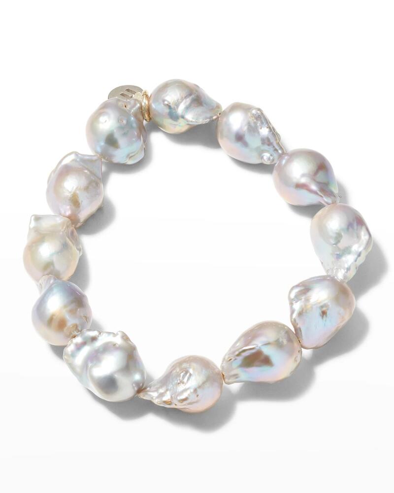 Margo Morrison 5th Avenue Baroque Pearl Stretch Bracelet Cover