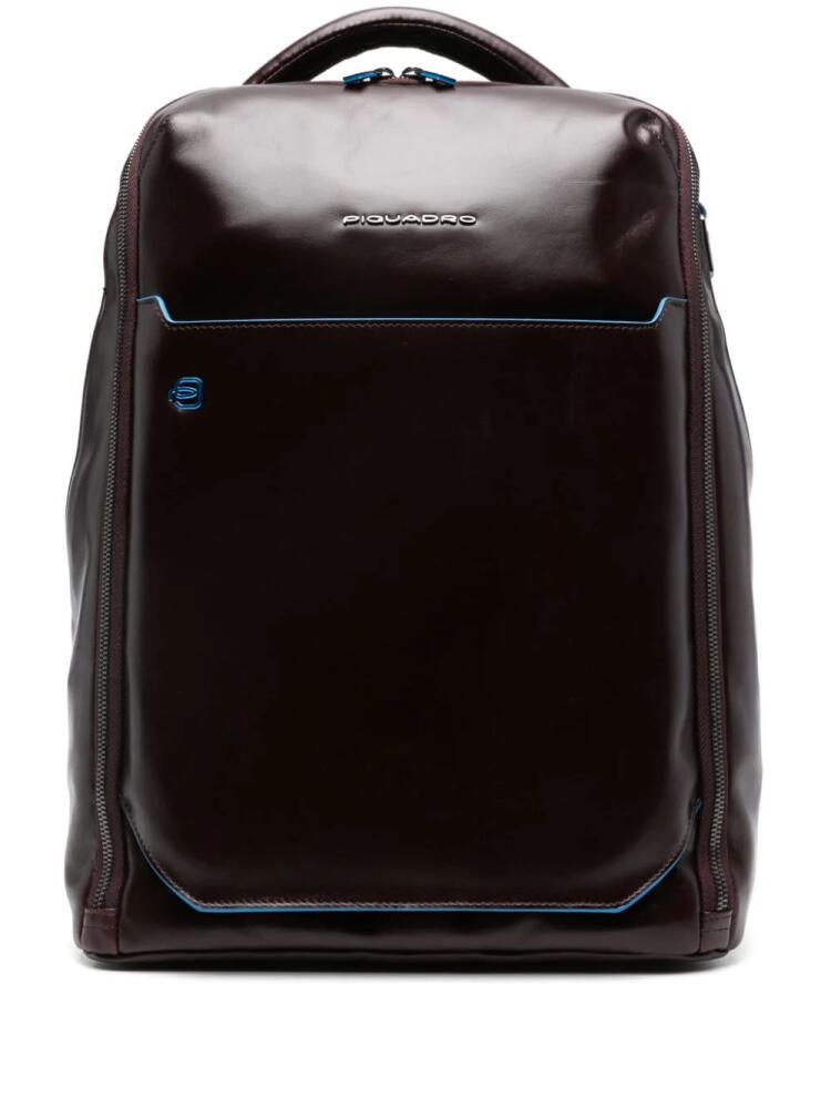 PIQUADRO Personalizable backpack - Brown Cover