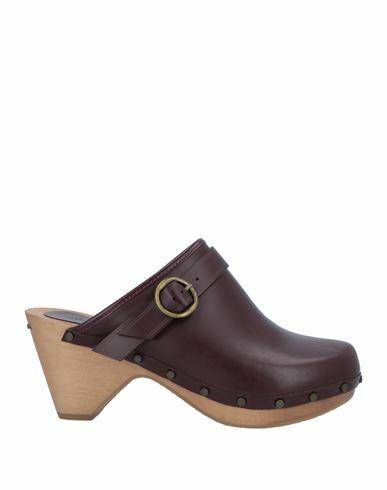 Isabel Marant Woman Mules & Clogs Burgundy Leather Cover