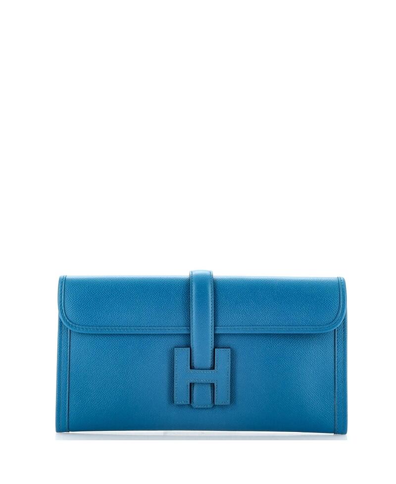 Pre-Owned Hermes 29 Jige Elan Clutch Epsom Cover