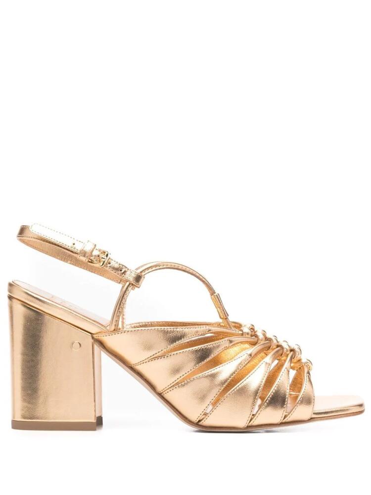 Laurence Dacade high block heel sandals - Gold Cover