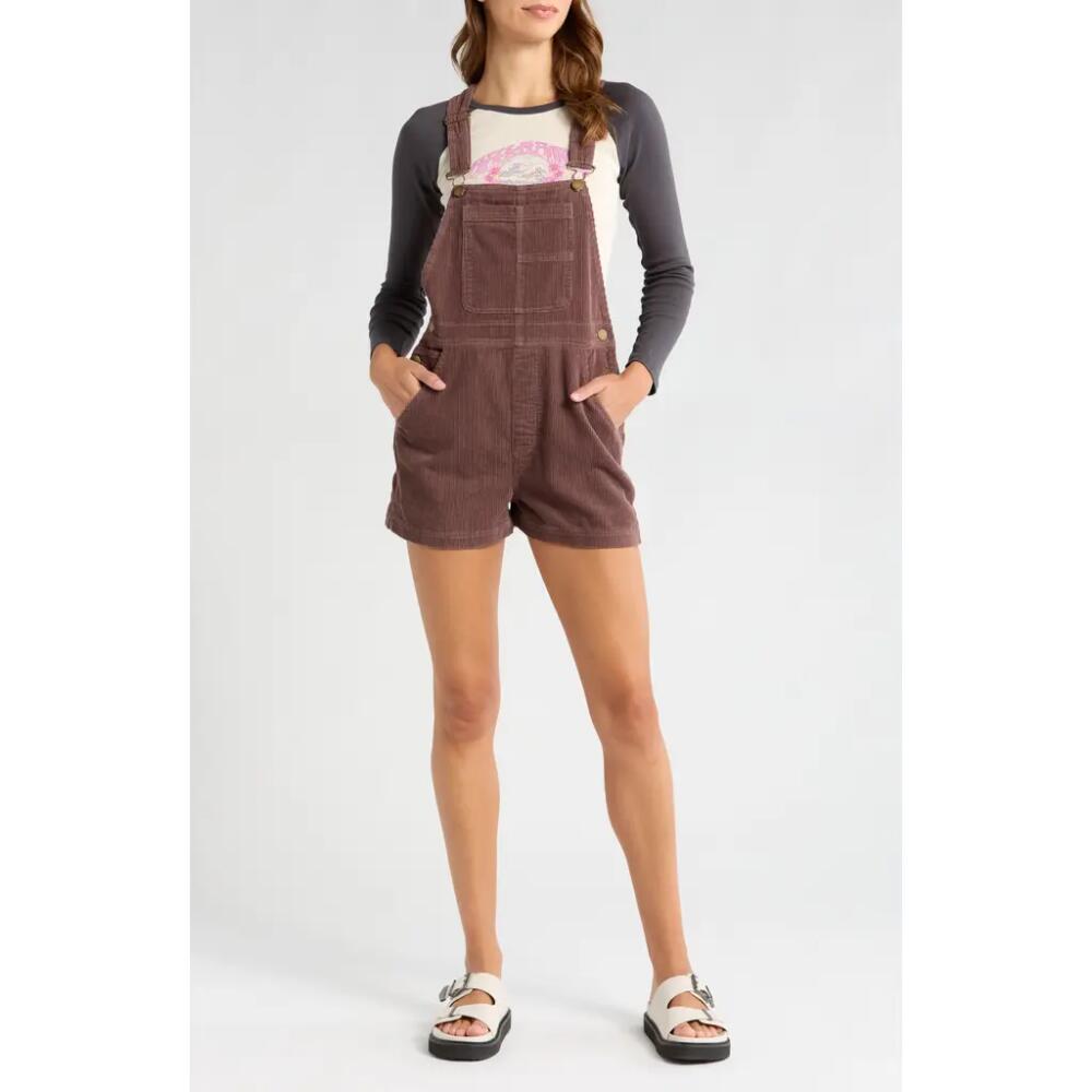 Billabong Sand Canyon Cotton Corduroy Shortalls in Kona Cover