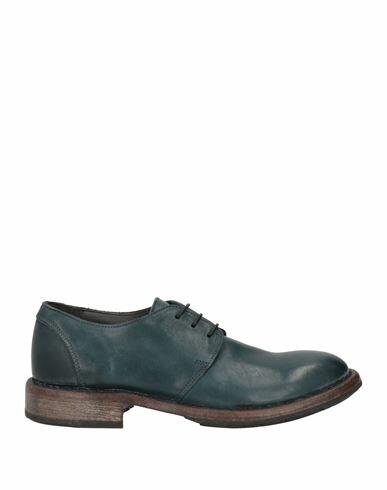 Moma Woman Lace-up shoes Dark green Leather Cover