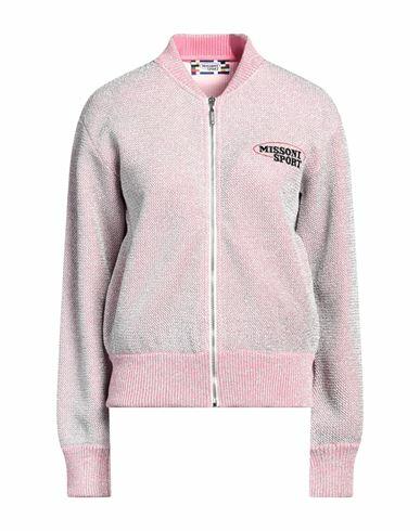 Missoni Woman Cardigan Pink Cotton, Viscose, Metallic fiber Cover