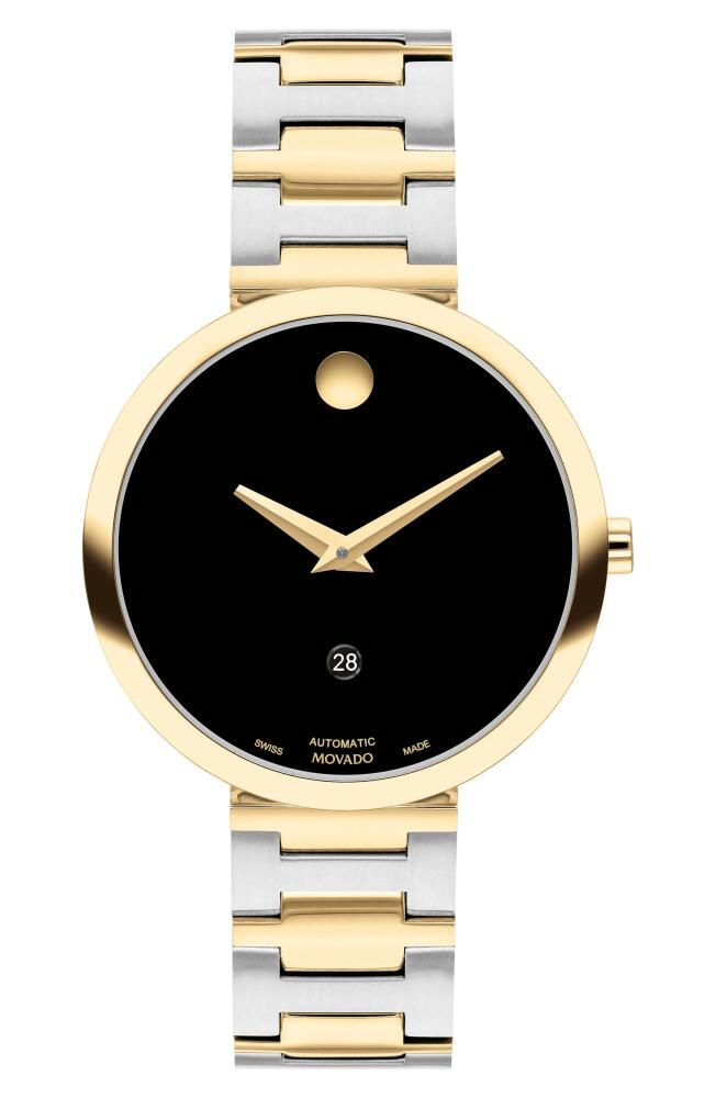 Movado Museum Classic Bracelet Watch, 32mm in Gold/Silver Cover