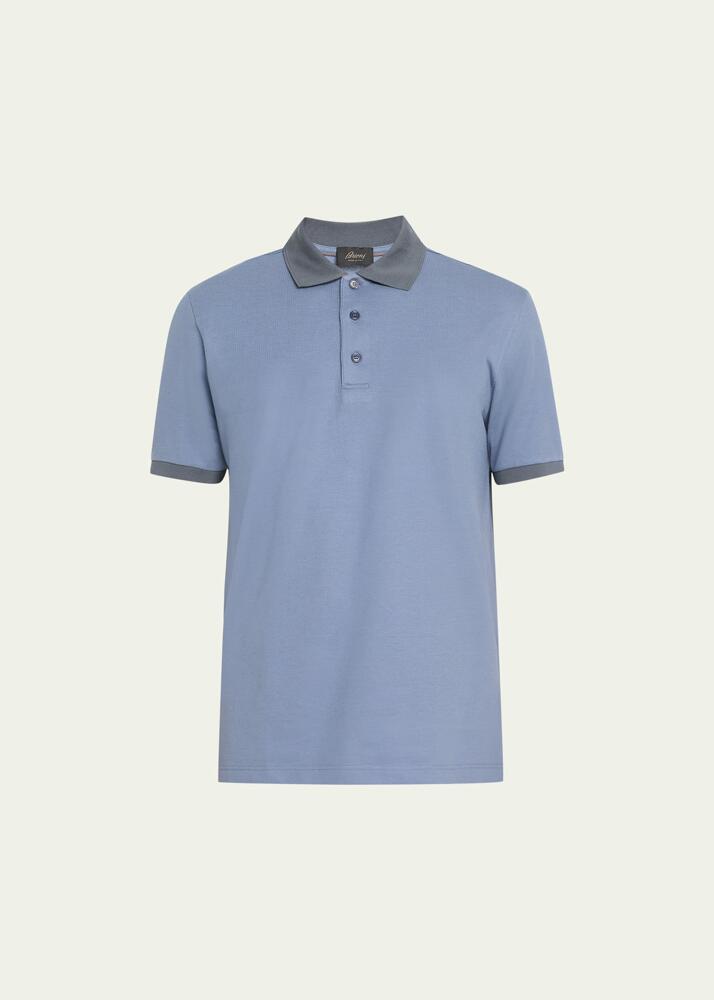 Brioni Men's Cotton Polo Shirt Cover