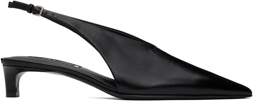 Jil Sander Black Slingback Heels Cover