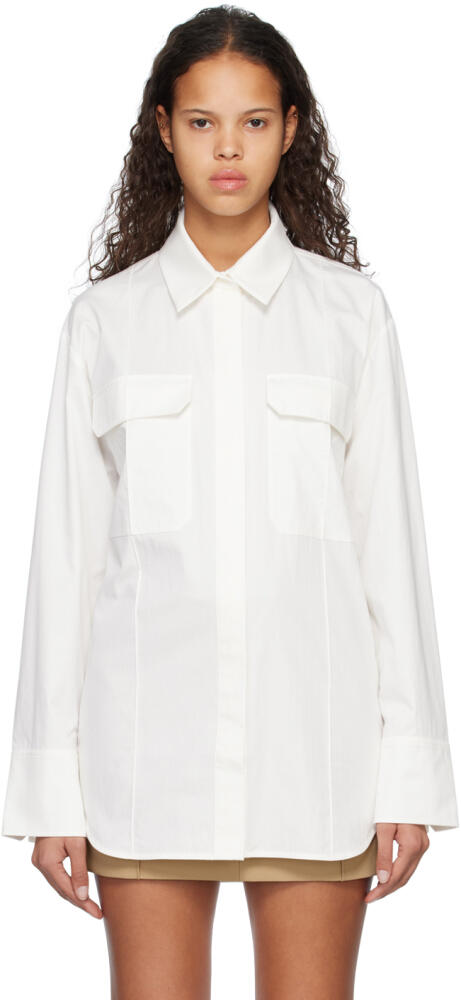 CAMILLA AND MARC White Hazel Shirt Cover