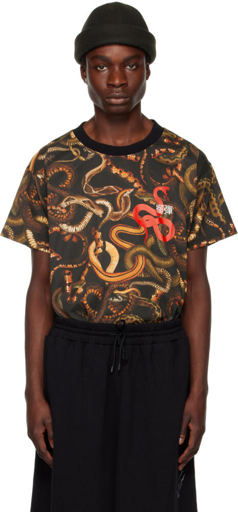 LU'U DAN Black Snake Oversized Concert T-Shirt Cover