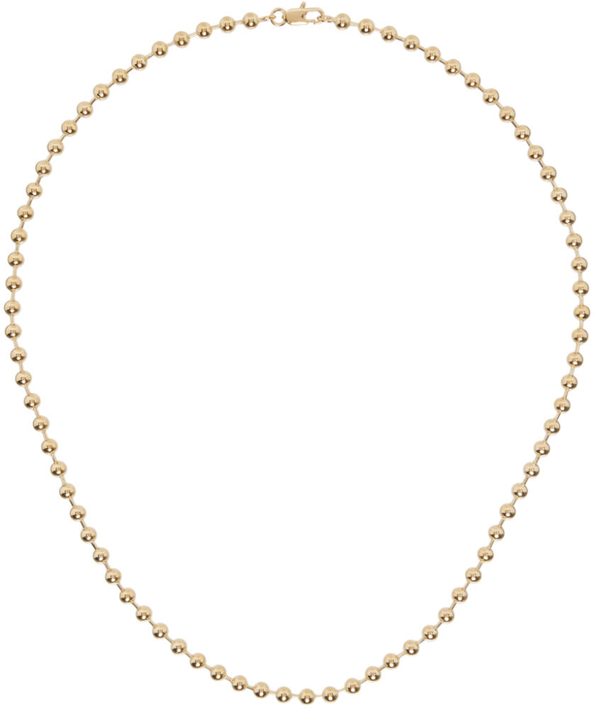 Laura Lombardi Gold Ball Chain Necklace Cover