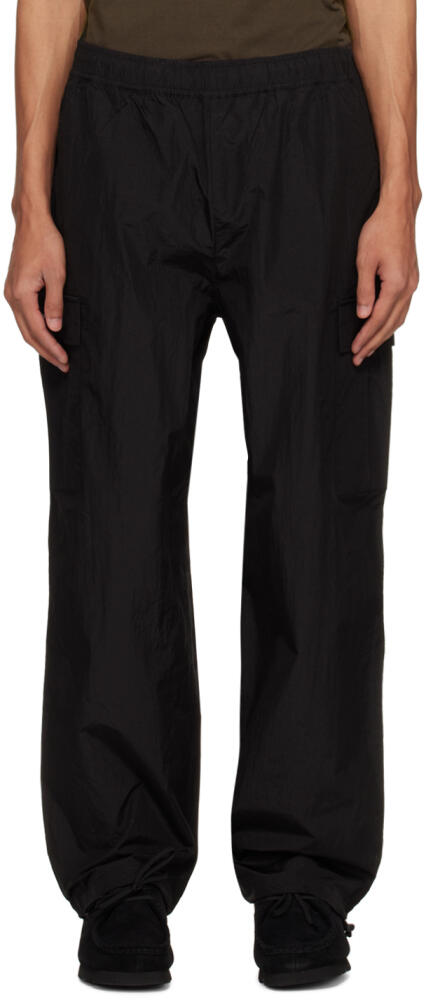 Pop Trading Company Black 'Pop' Track Cargo Pants Cover