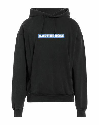 Martine Rose Man Sweatshirt Black Cotton Cover