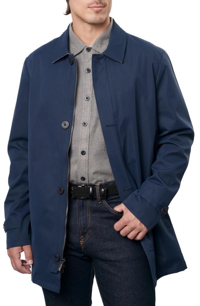 Rainforest Drylander Water Resistant Trench Coat in Mood Indigo Cover