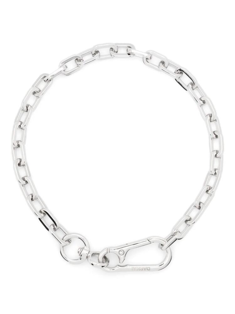 DARKAI rolo choker necklace - Silver Cover