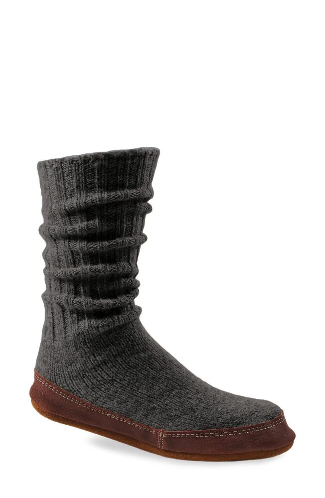 Acorn Slipper Socks in Charcoal Cover