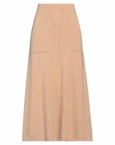 Roberto Collina Woman Maxi skirt Sand Merino Wool Cover