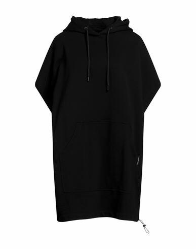 Trussardi Woman Sweatshirt Black Cotton, Elastane Cover