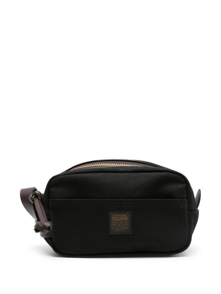 Filson zip-fastening cotton travel bag - Black Cover