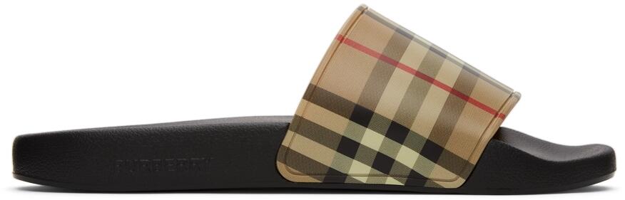 Burberry Check Furley Slides Cover