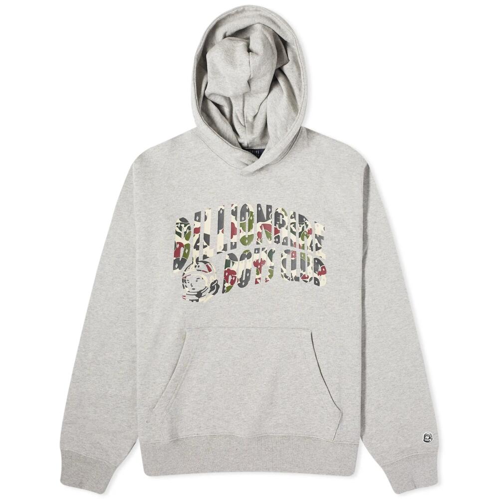 Billionaire Boys Club Men's Duck Camo Arch Logo Popover Hoodie in Heather Grey Cover