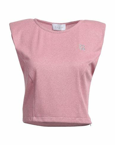 Gaëlle Paris Woman T-shirt Pink Viscose, Polyester, Polyamide, Elastane Cover