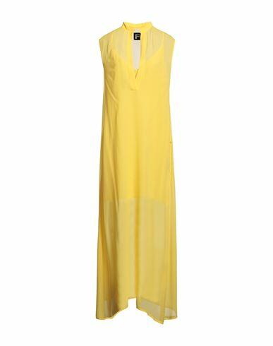 Fisico Woman Maxi dress Yellow Viscose Cover