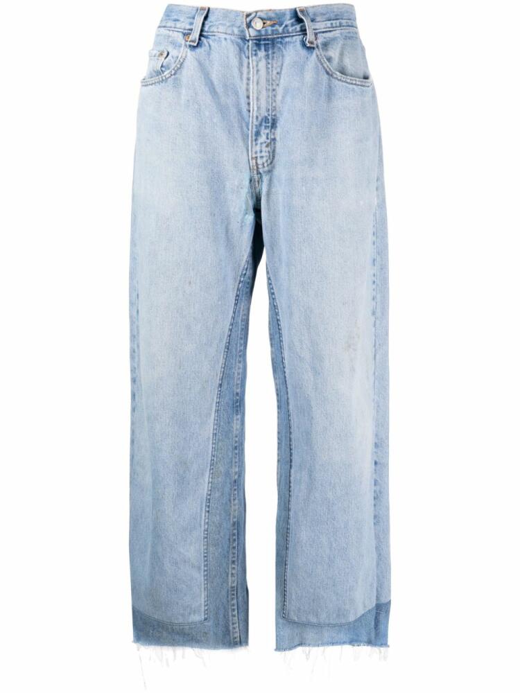 B SIDES mid-rise straight-leg jeans - Blue Cover